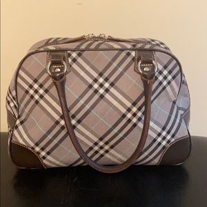 Burberry plaid satchel